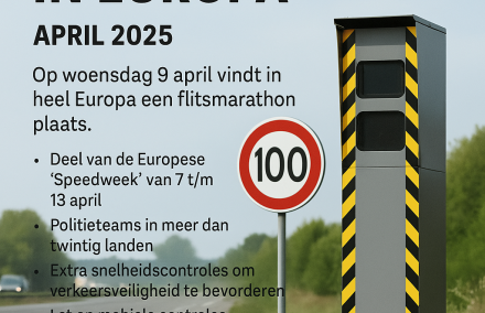 Flitsmarathon in Europa &ndash; April 2025