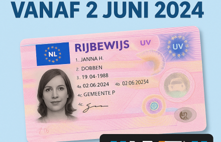 Nieuw rijbewijs gelanceerd op 2 juni 2024: n&oacute;g moeilijker te vervalsen