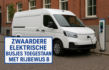 Goed nieuws voor de elektrische toekomst: Zwaardere elektrische busjes toegestaan met rijbewijs B